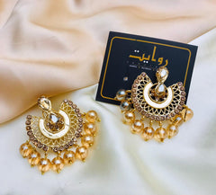 Fancy Earring-27 (Golden)