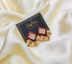 Meena Earring-11 (Maroon)