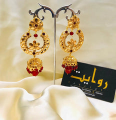 Kundan Earring-03 (Maroon)