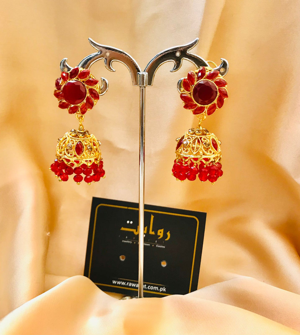 Fancy Jhumka-07 (Maroon)