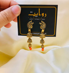 Oxidized Earring-12 (Orange)
