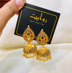 Fancy Jhumka-10 (Golden)