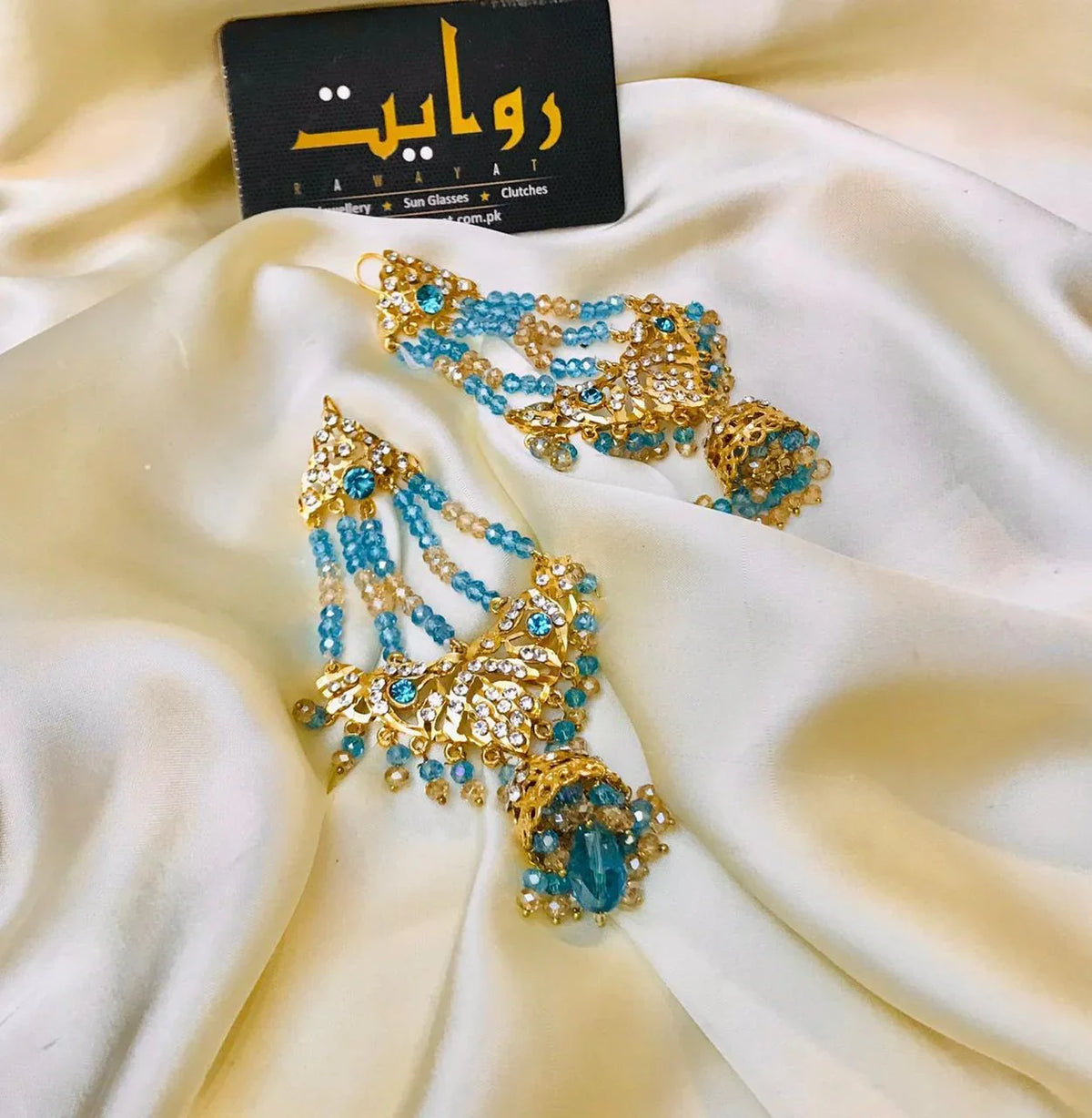 Hyderabadi Jhumka-01 (Ferozi)