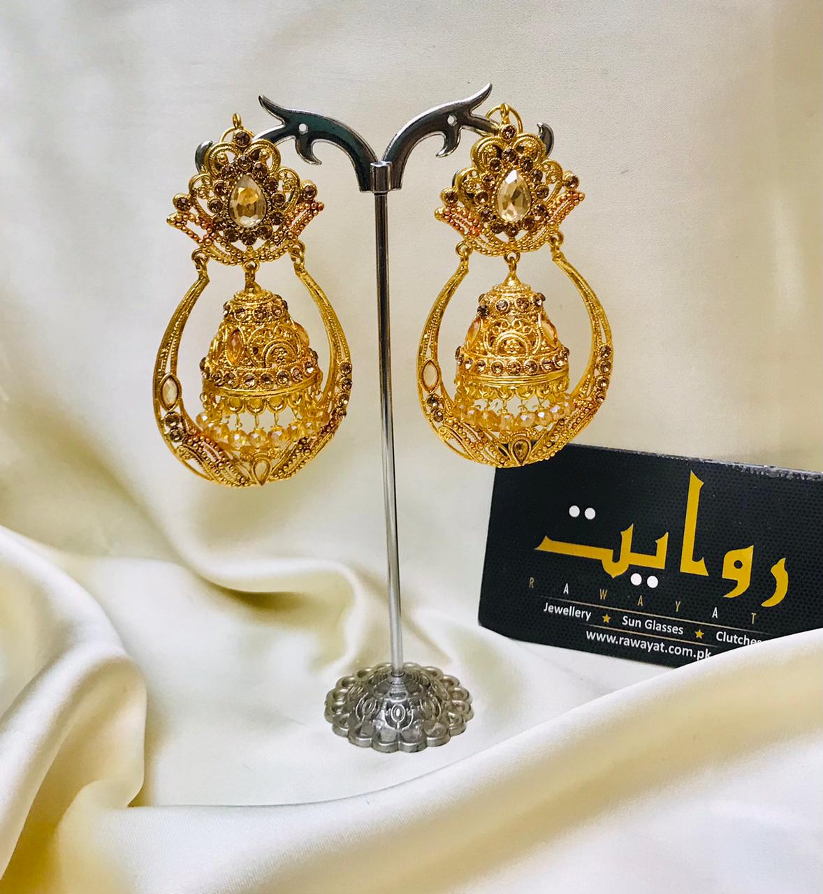 Fancy Jhumka-48 (Golden)