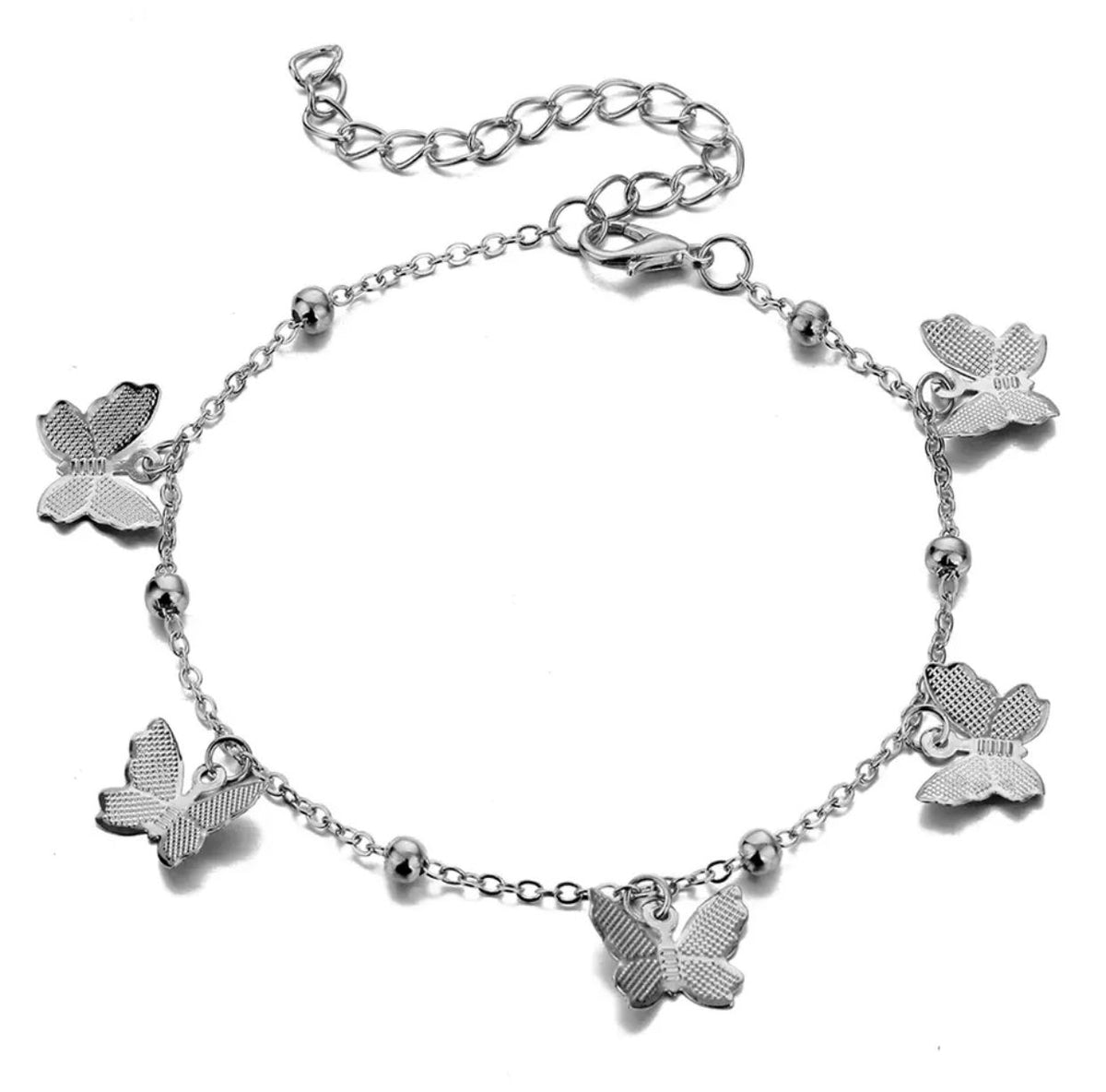 Butterfly Anklet (Silver)