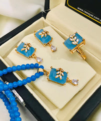 Zircon Mala Set (Feroza)