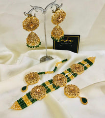 Fancy Choker Set-69 (Green)