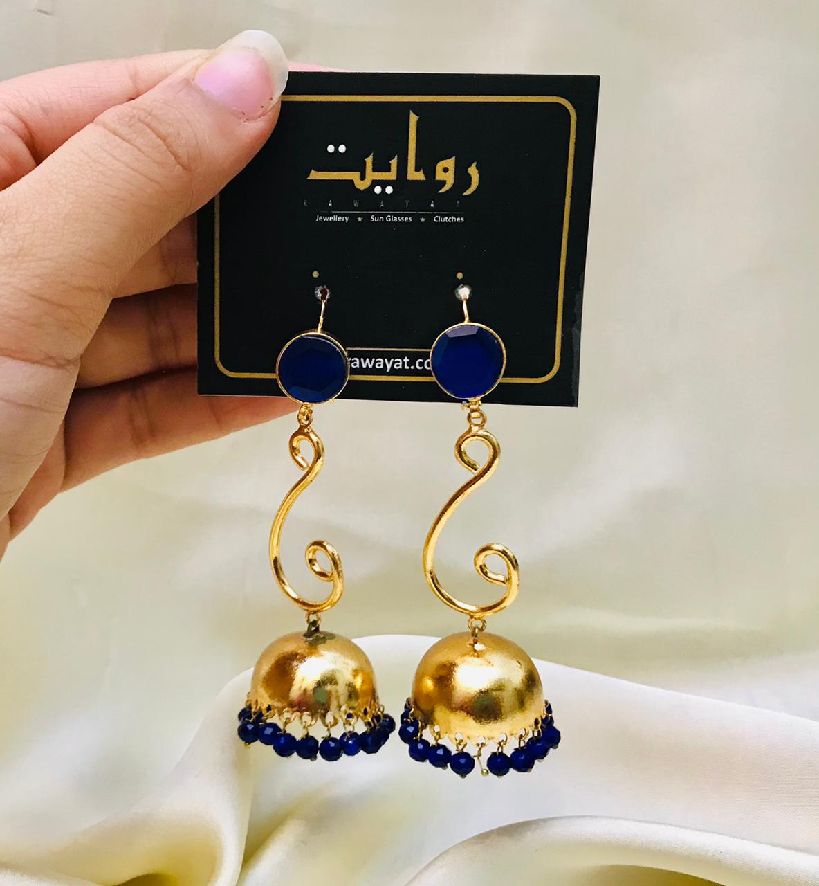 Fancy Jhumka-51 (Blue)