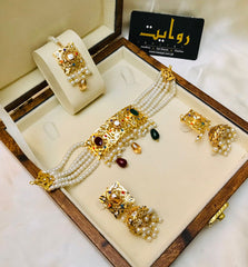 Hyderabadi Choker Set-25 (Naurateen)