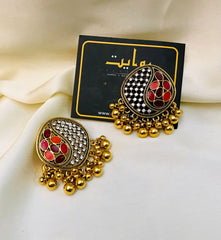 Oxidized Studs-07 (Maroon)