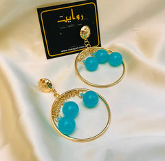 Fancy Earring-67 (Ferozi)