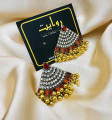 Oxidized Studs-11 (Maroon)