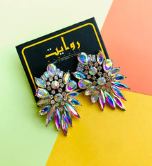 MEHVEEN Studs (AB WHITE CRYSTAL)