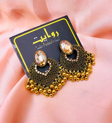 Oxidized Earring-26 (Golden)